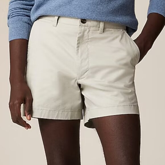 J. Crew Sanded Driftwood 5" Portsider stretch chino short Mens Size 32 - Picture 1 of 5
